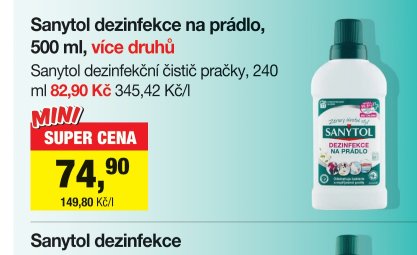 Sanytol dezinfekce na prádlo, 500 ml