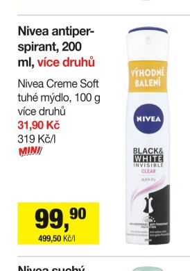 Nivea antiperspirant, 200 ml