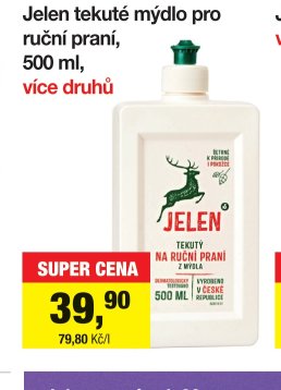 Jelen tekuté mýdlo na ruční praní, 500 ml, více druhů