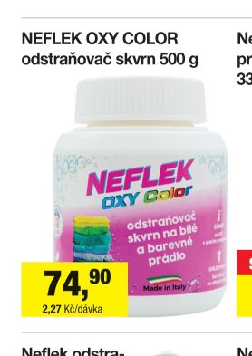 NEFLEK OXY COLOR odstraňovač skvrn 500 g