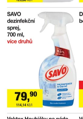 SAVO dezinfekční sprej, 700 ml, více druhů