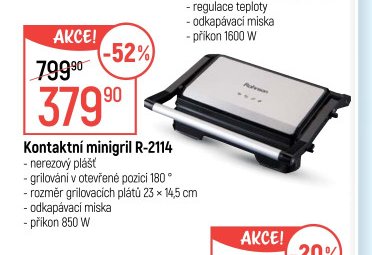 Kontaktní minigril R-2114