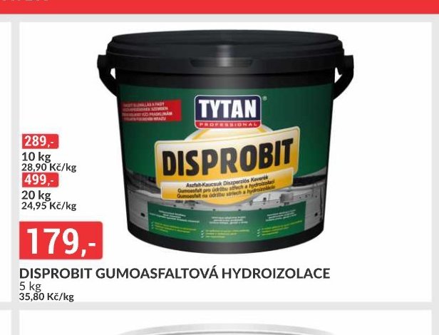 DISPROBIT GUMOASFALTOVÁ HYDROIZOLACE