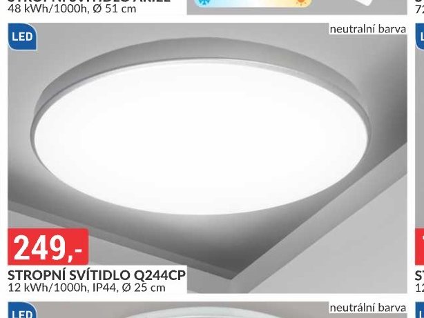 STROPNÍ SVÍTIDLO Q244CP
