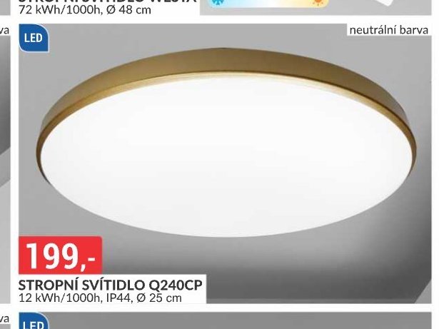 STROPNÍ SVÍTIDLO Q240CP