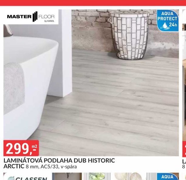 LAMINÁTOVÁ PODLAHA DUB HISTORIC ARCTIC