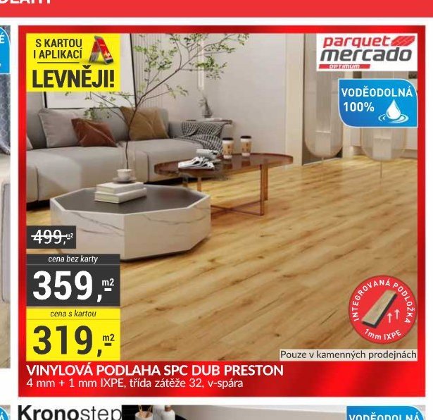 VINYLOVÁ PODLAHA SPC DUB PRESTON