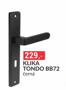 KLIKA TONDO BB72 černá