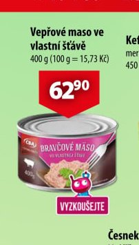 Vepřové maso ve vlastní šťávě