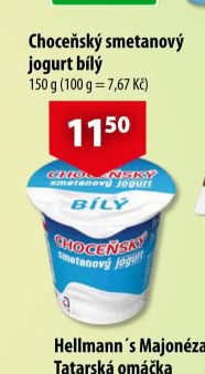 Choceňský smetanový jogurt bílý