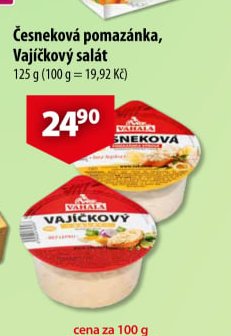 Česneková pomazánka, Vajíčkový salát