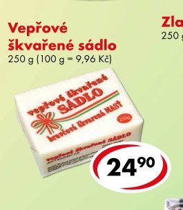 Vepřové škvařené sádlo