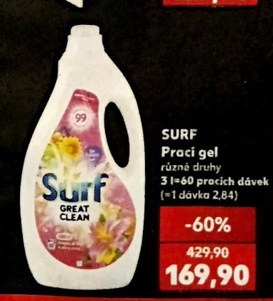 Surf Prací gel