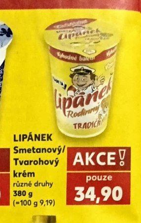 LIPÁNEK Smetanový/Tvarohový krém