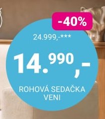 ROHOVÁ SEDAČKA VENI