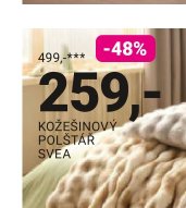 KOŽEŠINOVÝ POLŠTÁŘ SVEA