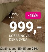 KOŽEŠINOVÁ DEKA SVEA