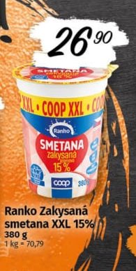 Ranko Zakysaná smetana XXL 15%