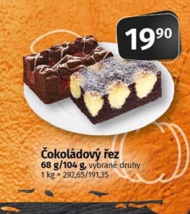 Čokoládový řez