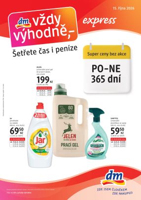 aktuální leták dm drogerie 15.10.2026-11.11.2026