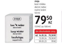 ziaja kozí mléko denní nebo noční krém