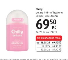 Chilly gel na intimní hygienu