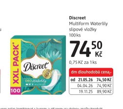 Discreet Multiform Waterlily slipové vložky