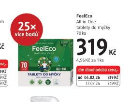 FeelEco All in One tablety do myčky 70 ks