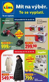 aktuální leták Lidl 19.10.2026-25.10.2026