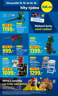 aktuální leták Lidl 19.10.2026-25.10.2026