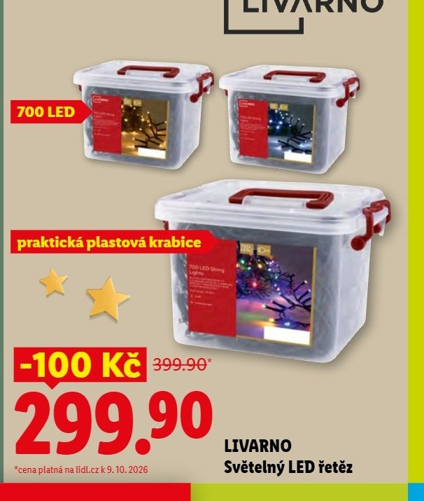 LIVARNO Světelný LED řetěz