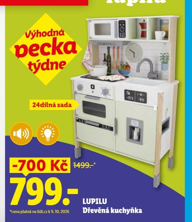 LUPILU Dřevěná kuchyňka