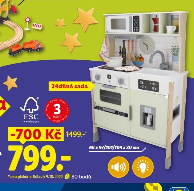 LUPILU Dřevěná kuchyňka