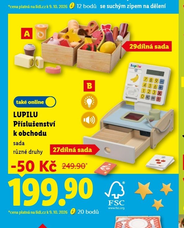 LUPILU Příslušenství k obchodu