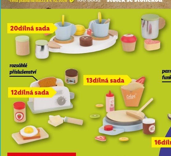 LUPILU Dřevěné příslušenství ke kuchyňce