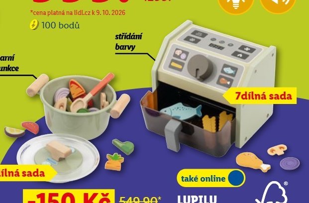 LUPILU Příslušenství k dřevěné kuchyňce Premium