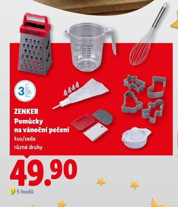 ZENKER Pomůcky na vánoční pečení
