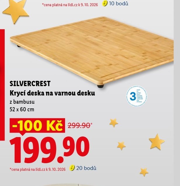 SILVERCREST Krycí deska na varnou desku