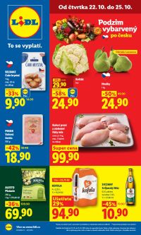 aktuální leták Lidl 22.10.2026-25.10.2026