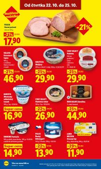 aktuální leták Lidl 22.10.2026-25.10.2026