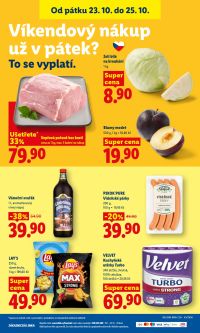 aktuální leták Lidl 22.10.2026-25.10.2026