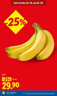 aktuální leták Lidl 22.10.2026-25.10.2026