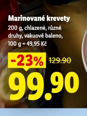 Marinované krevety