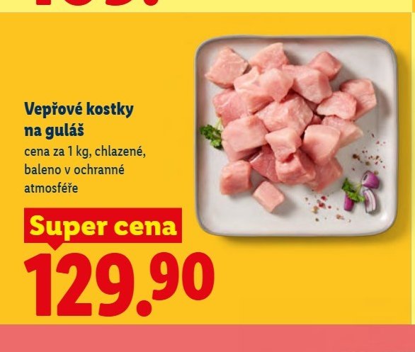 Vepřové kostky na guláš