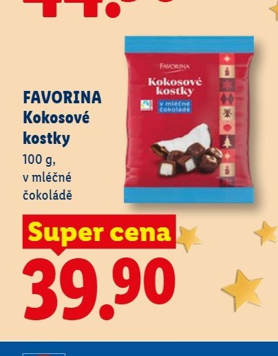 FAVORINA Kokosové kostky