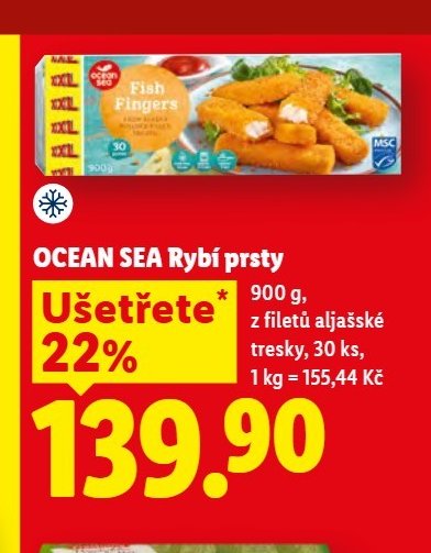 OCEAN SEA Rybí prsty
