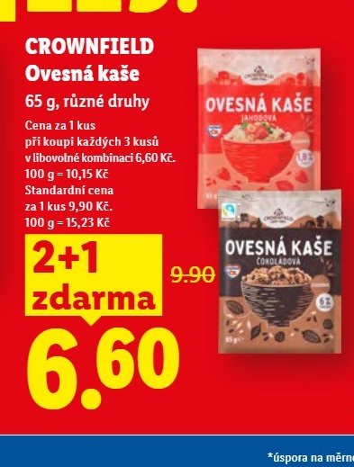 CROWNFIELD Ovesná kaše