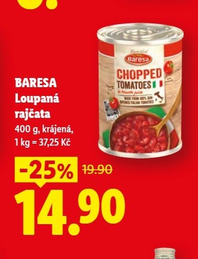 BARESA Loupaná rajčata