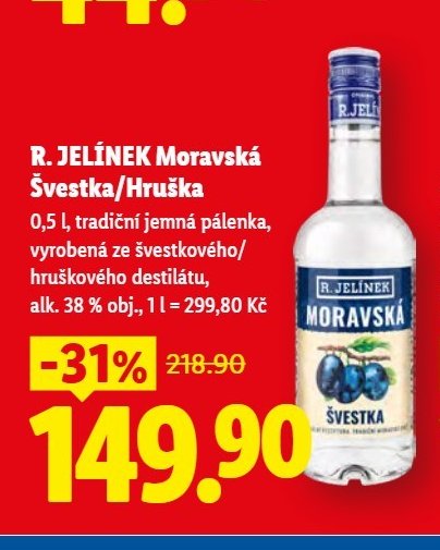 R. JELÍNEK Moravská Švestka/Hruška