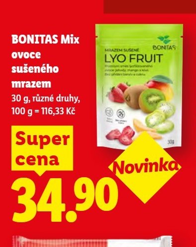 BONITAS Mix ovoce sušeného mrazem
